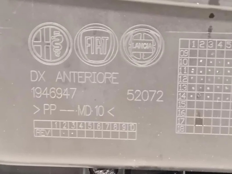 Pannello Rivestimento Porta ANT DX  Alfa Romeo Giulietta 2013