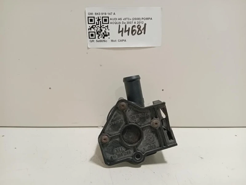 Pompa Acqua 8K0 819 147 A Audi A5 8T3 2008