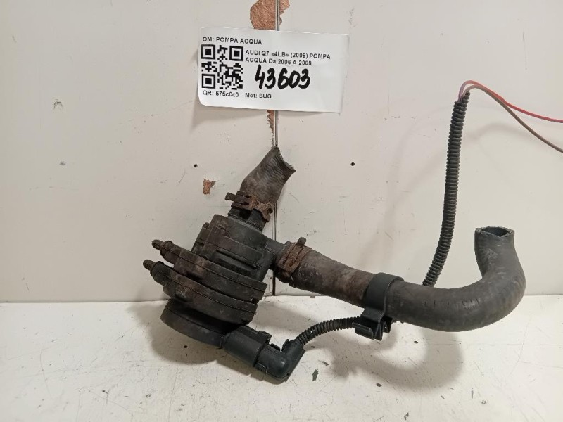 Pompa Acqua POMPA ACQUA Audi Q7 4LB 2006