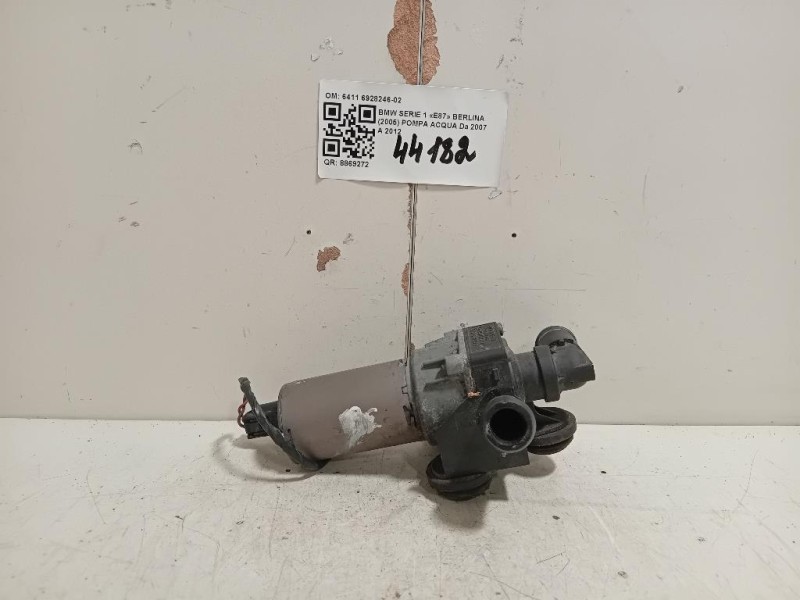 Pompa Acqua 6411 6928246-02 Bmw Serie 1 E87 Berlina 2005