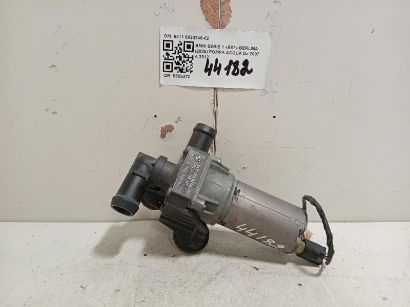 Pompa Acqua 6411 6928246-02 Bmw Serie 1 E87 Berlina 2005