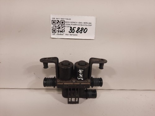 Pompa Acqua 6411693170803 Bmw Serie 5 E60 Berlina 2004
