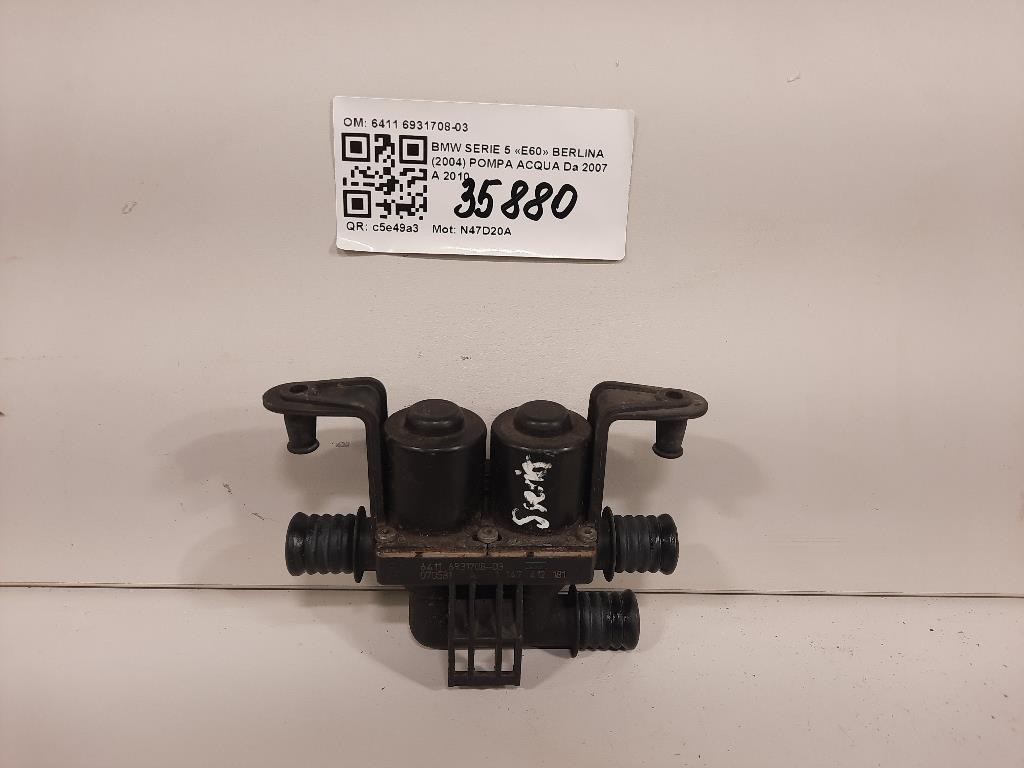 Pompa Acqua 6411693170803 Bmw Serie 5 E60 Berlina 2004