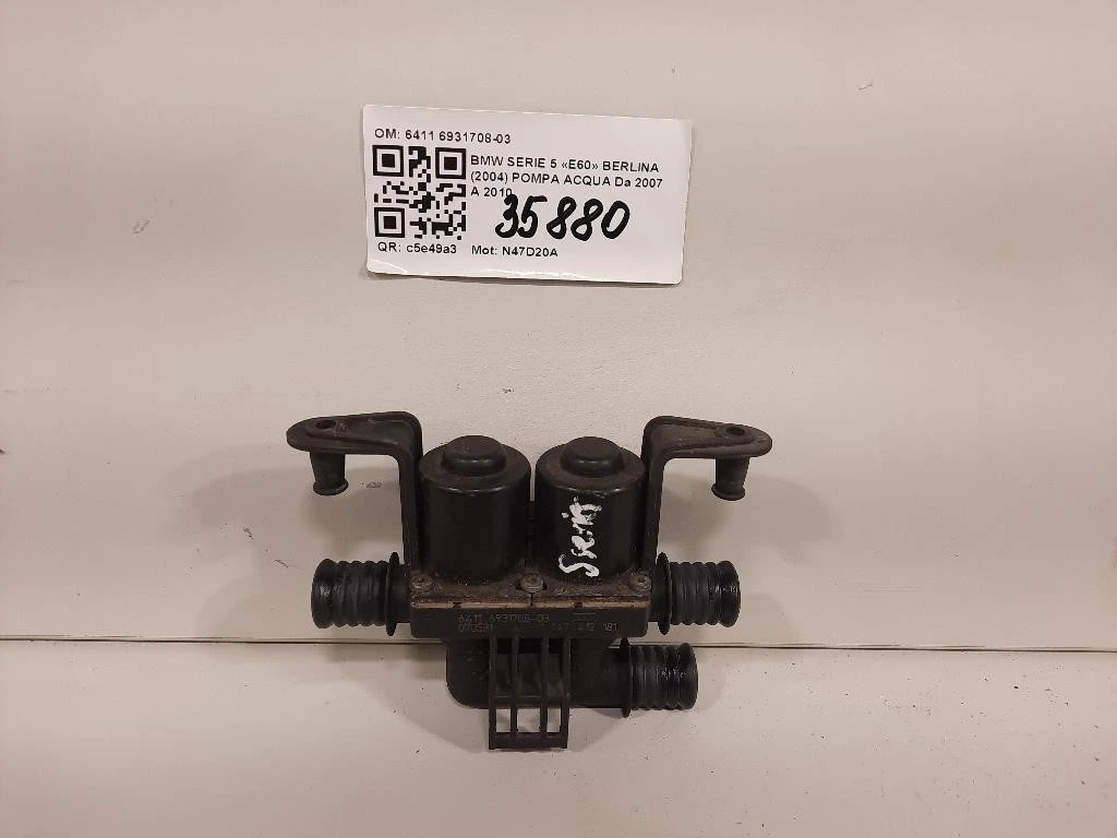 Pompa Acqua 6411693170803 Bmw Serie 5 E60 Berlina 2004