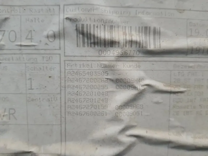 Pannello Rivestimento Porta ANT DX A24672002629H40 Mercedes Classe B W246 2012