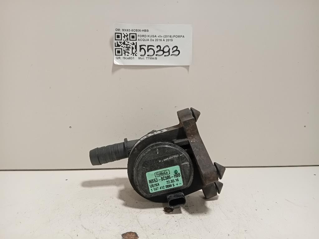 Pompa Acqua MX63-8C506-HBB Ford KUGA II 2016