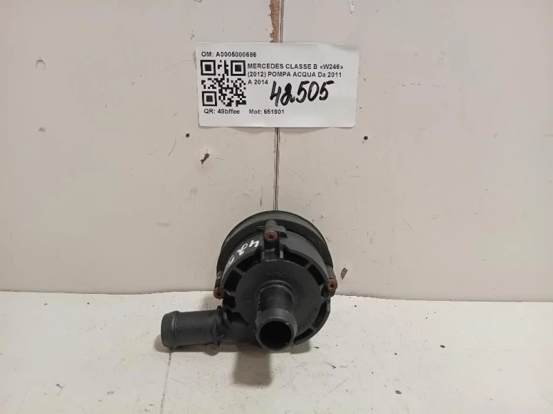 Pompa Acqua A0005000686 Mercedes Classe B W246 2012