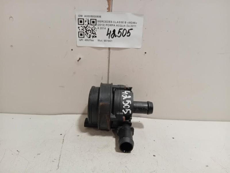 Pompa Acqua A0005000686 Mercedes Classe B W246 2012