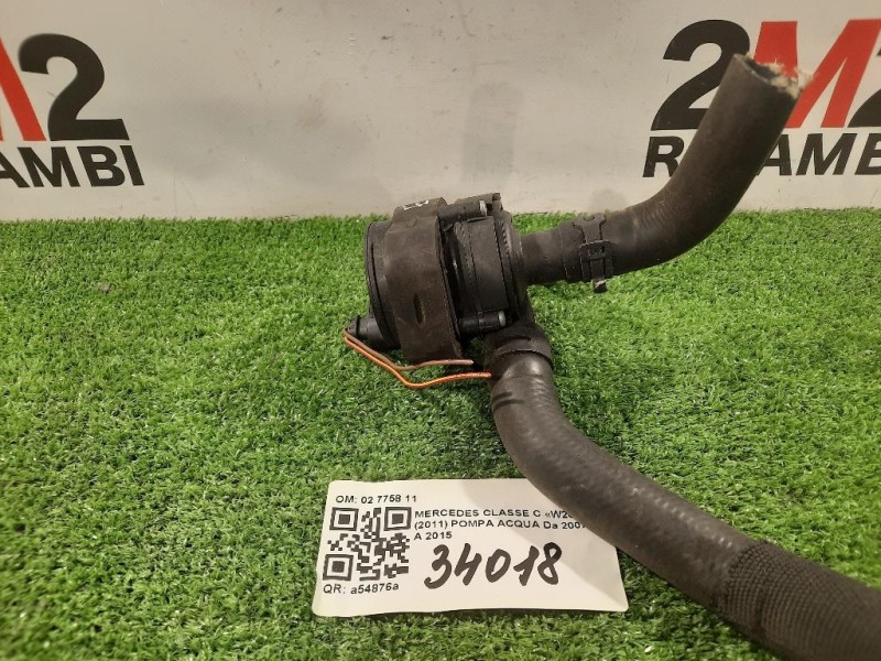 Pompa Acqua 02 7758 11 Mercedes Classe C W204 2011