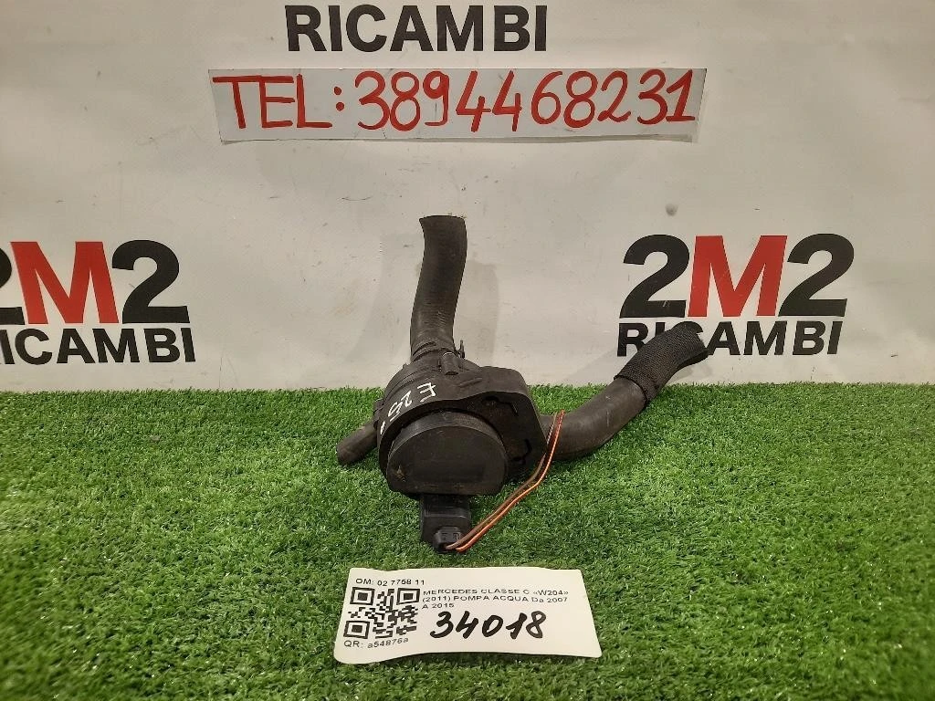 Pompa Acqua 02 7758 11 Mercedes Classe C W204 2011