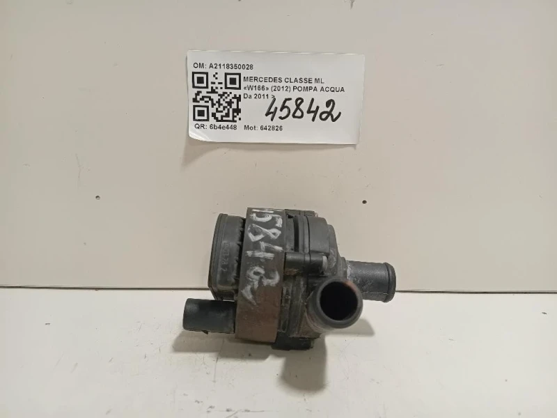 Pompa Acqua A2118350028 Mercedes Classe ML W166 2012