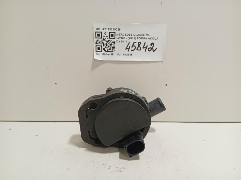 Pompa Acqua A2118350028 Mercedes Classe ML W166 2012