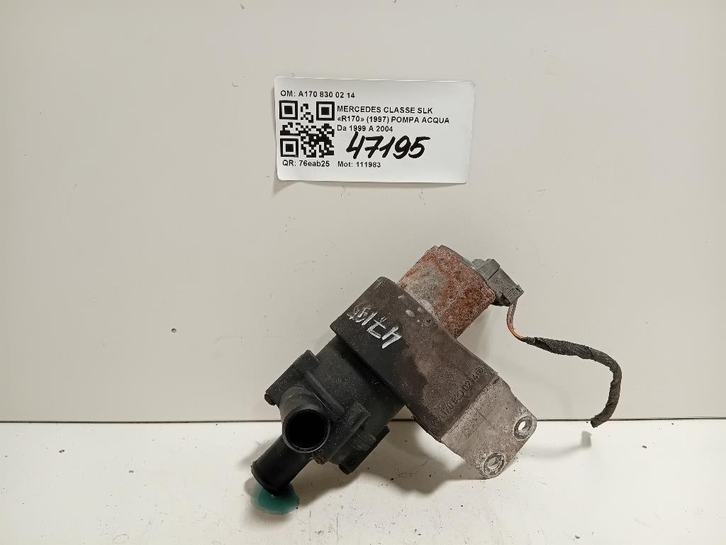 Pompa Acqua A170 830 02 14 Mercedes Classe SLK R170 1997