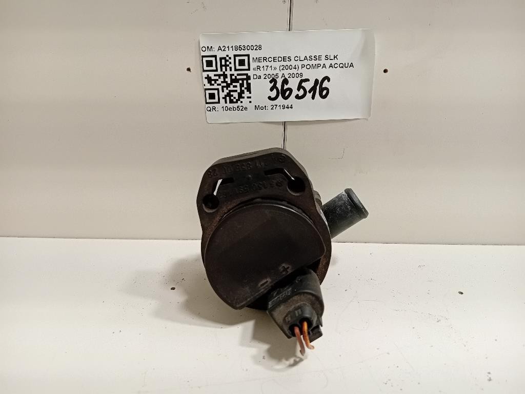 Pompa Acqua A2118530028 Mercedes Classe SLK R171 2004