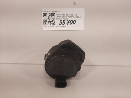 Pompa Acqua A211 835 00 28 Mercedes Classe SLK R171 2004