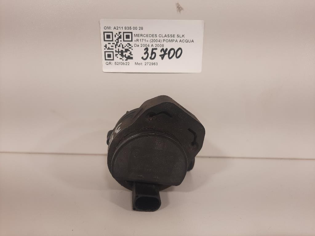 Pompa Acqua A211 835 00 28 Mercedes Classe SLK R171 2004
