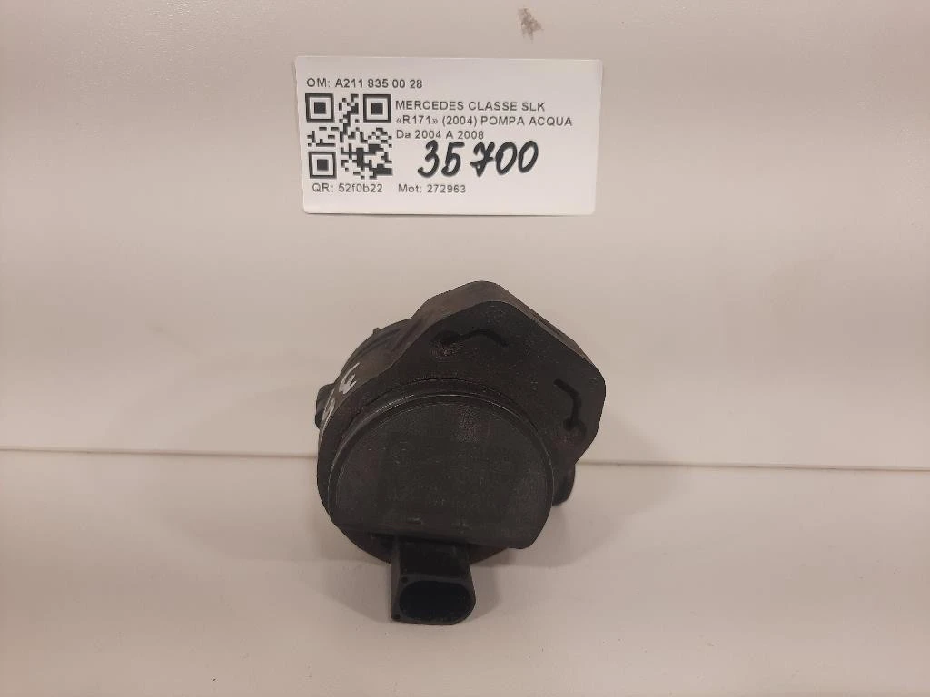Pompa Acqua A211 835 00 28 Mercedes Classe SLK R171 2004