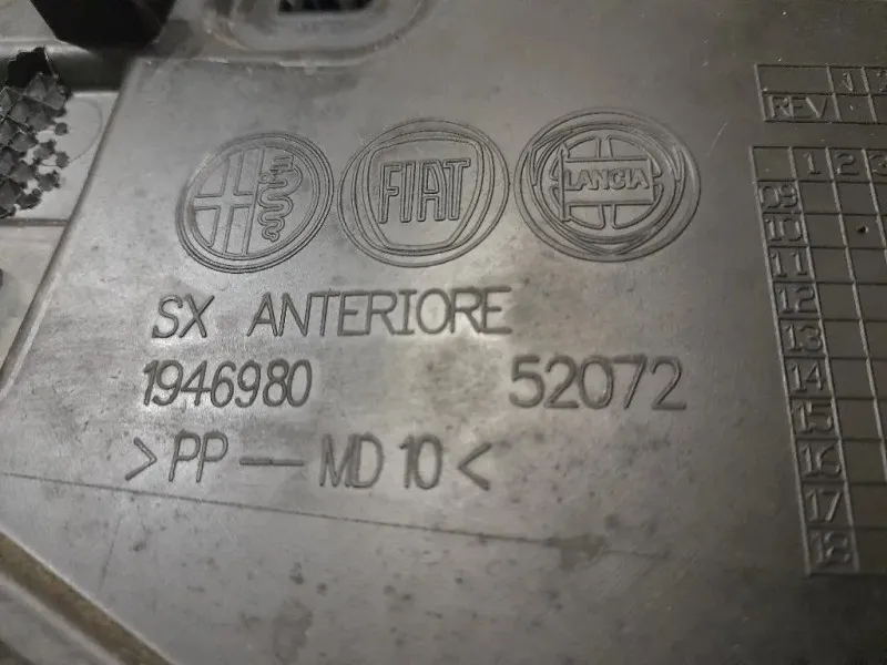 Pannello Rivestimento Porta ANT SX 1946951 Alfa Romeo Giulietta 2010