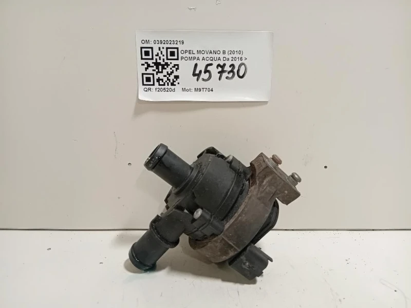Pompa Acqua 0392023219 Opel Movano B 2010