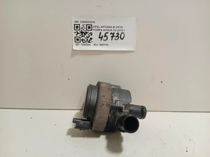 Pompa Acqua 0392023219 Opel Movano B 2010