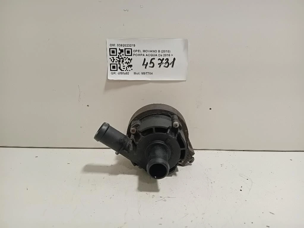 Pompa Acqua 0392023219 Opel Movano B 2010
