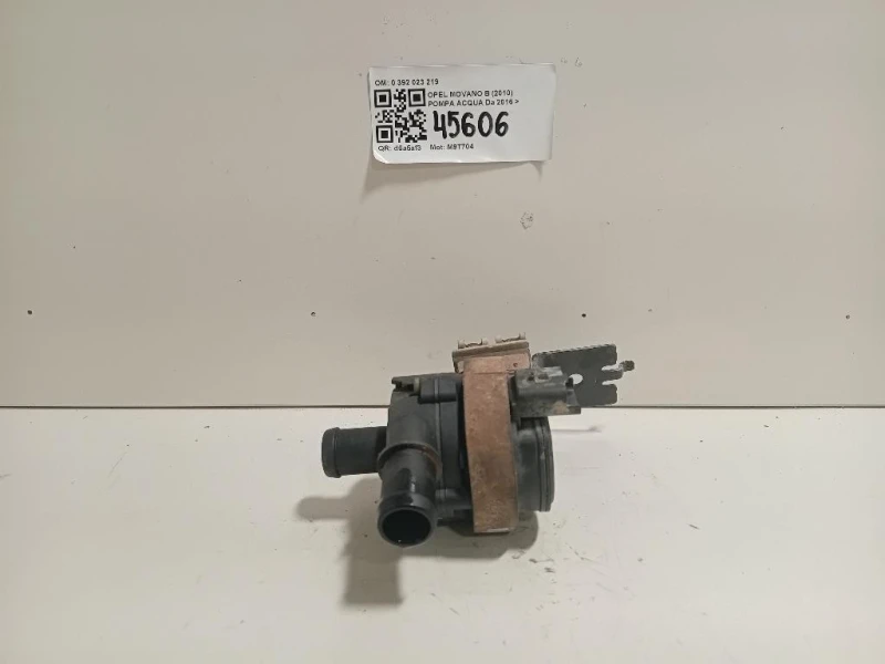 Pompa Acqua 0 392 023 219 Opel Movano B 2010
