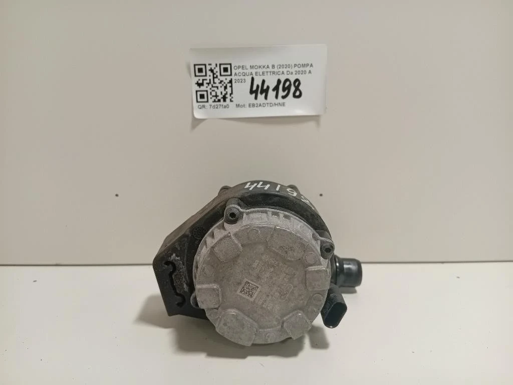 Pompa Acqua Elettrica 0392024023 Opel Mokka B 2020