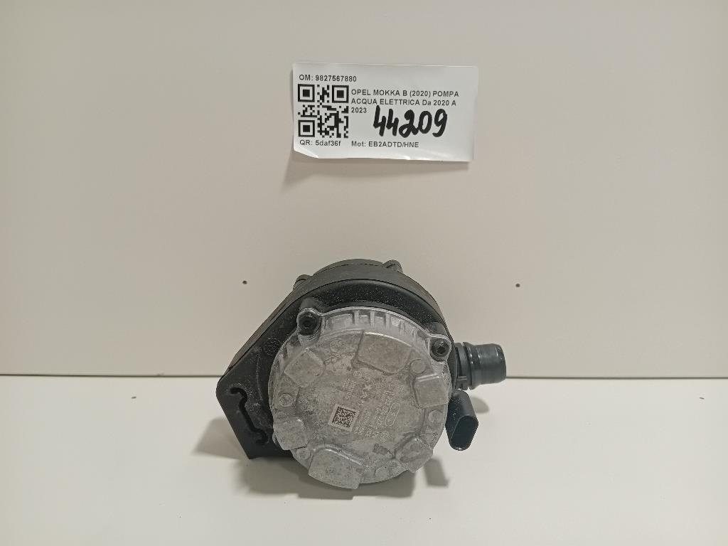 Pompa Acqua Elettrica 9827567880 Opel Mokka B 2020