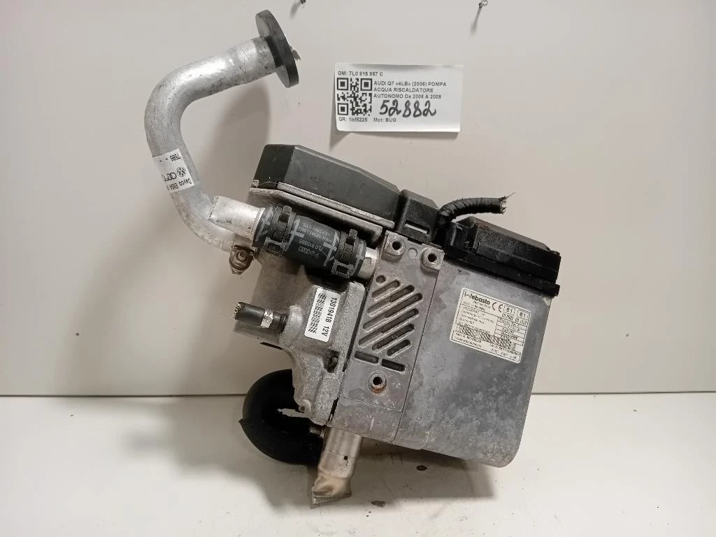 Pompa Acqua Riscaldatore Autonomo 7L0 815 857 C Audi Q7 4LB 2006