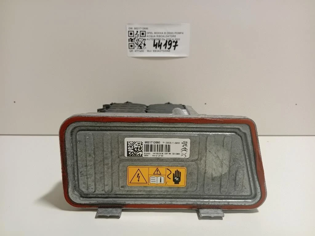 Pompa Acqua Riscaldatore Autonomo 9821712680 Opel Mokka B 2020