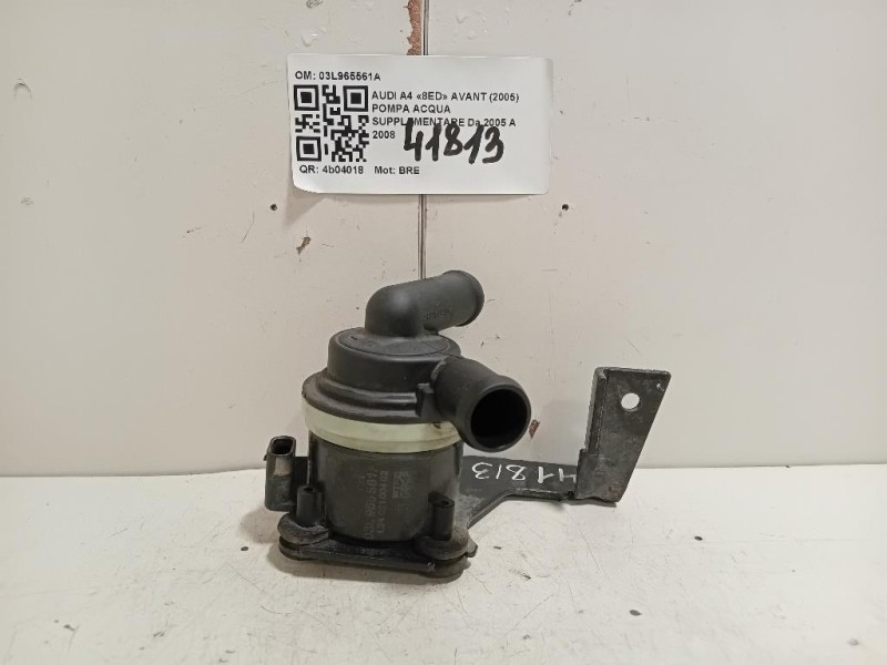 Pompa Acqua Supplementare 03L965561A Audi A4 8ED Avant 2005