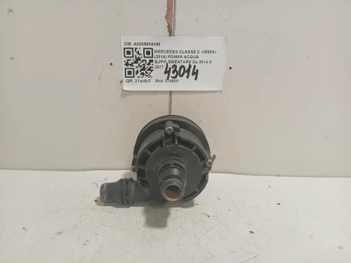 Pompa Acqua Supplementare A0005004386 Mercedes Classe C W205 2014
