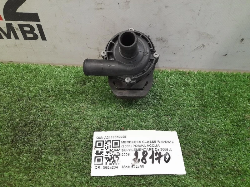 Pompa Acqua Supplementare A2118350028 Mercedes Classe R W251 2006