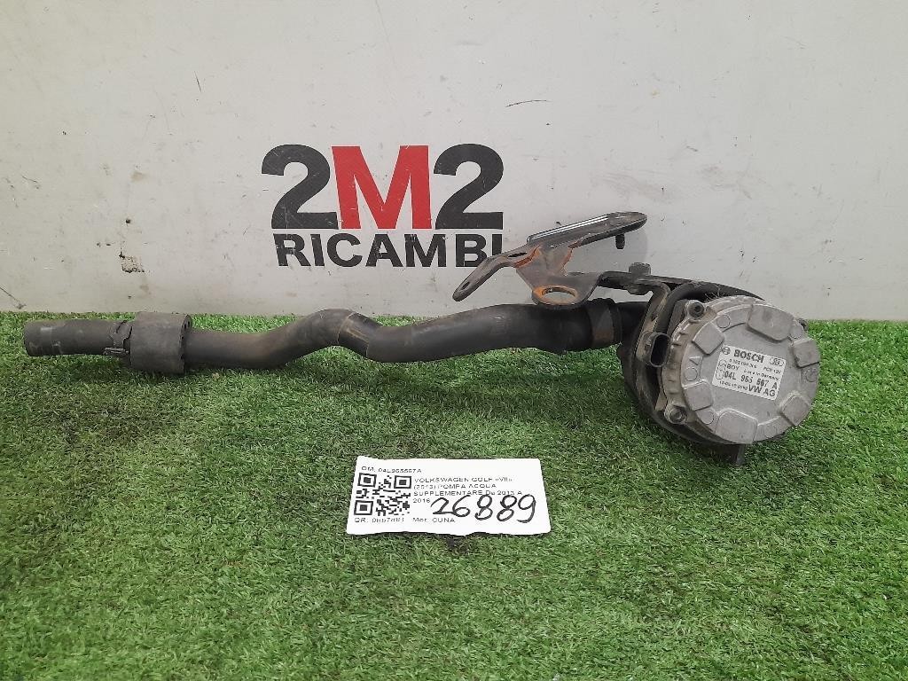 Pompa Acqua Supplementare 04L965567A Volkswagen GOLF VII 2013