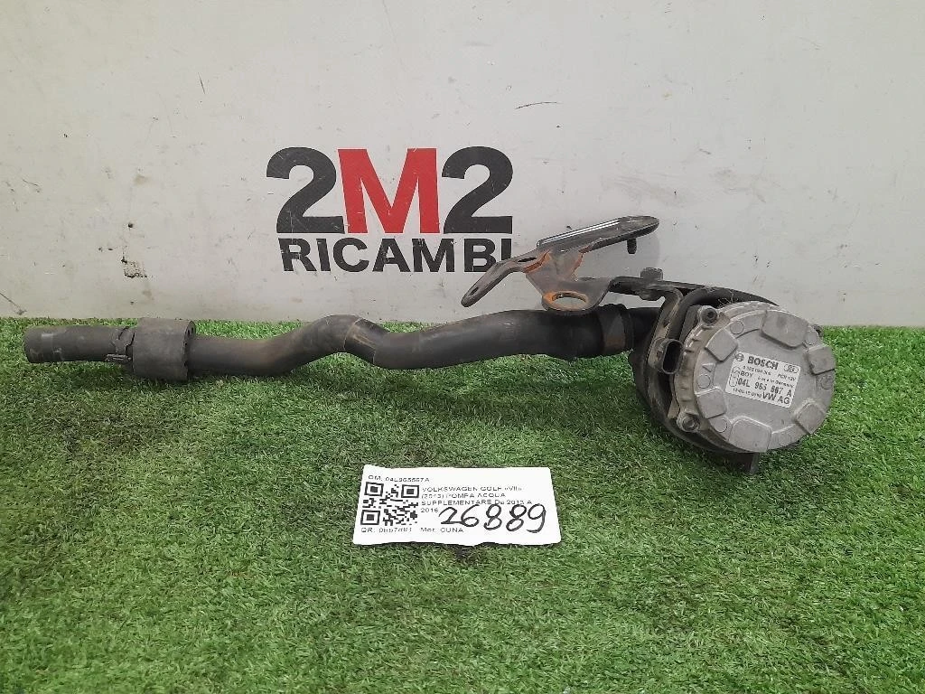 Pompa Acqua Supplementare 04L965567A Volkswagen GOLF VII 2013