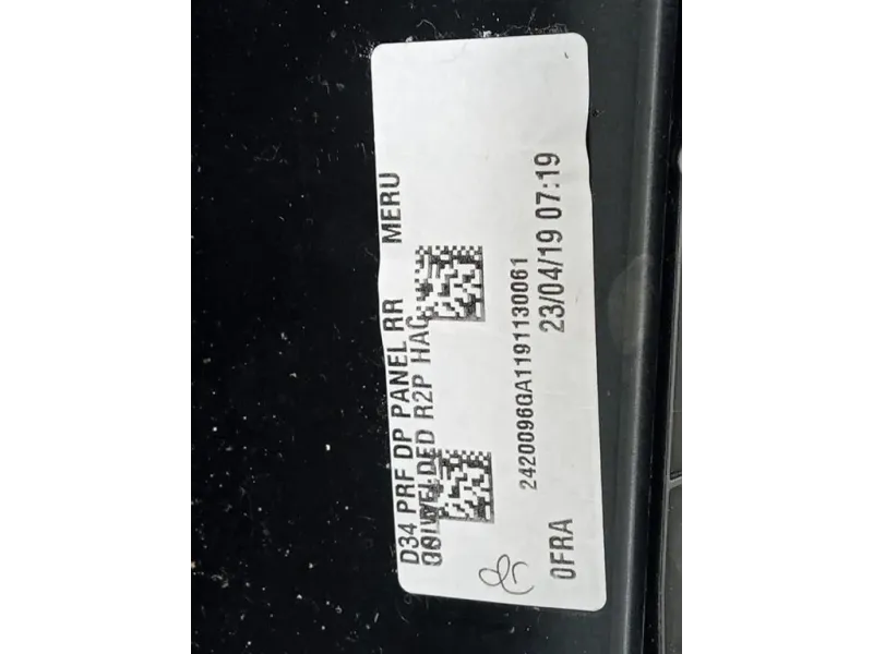 Pannello Rivestimento Porta POST DX 98208118AC Citroen DS3 Crossback 2018