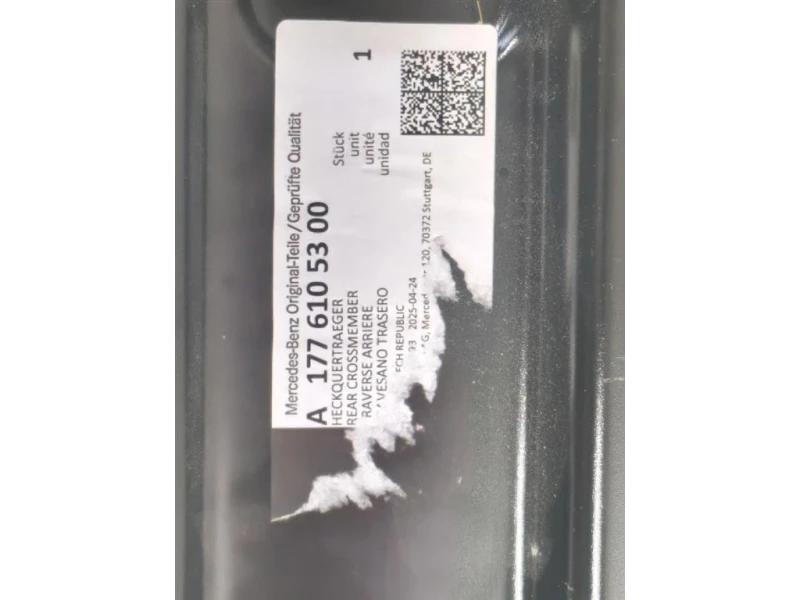 Traversa Paraurti POST A1776105300 Mercedes Classe A W177 2018