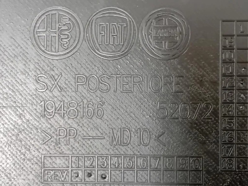 Pannello Rivestimento Porta POST SX  Alfa Romeo Giulietta 2013