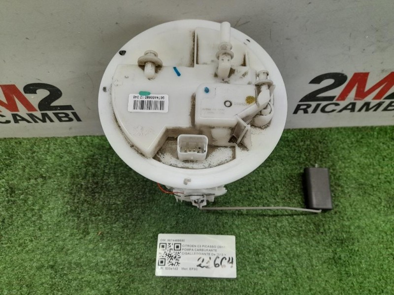 Pompa Carburante Cgalleggiante 9674466680 Citroen C3 Picasso 2013