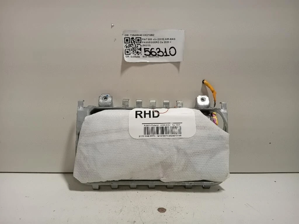 Air-bag Passeggero 735485040 Fiat 500 II 2015