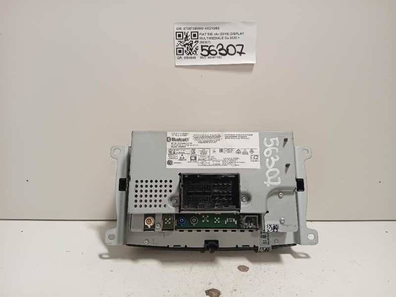 Display Multimediale 07357358580 Fiat 500 II 2015