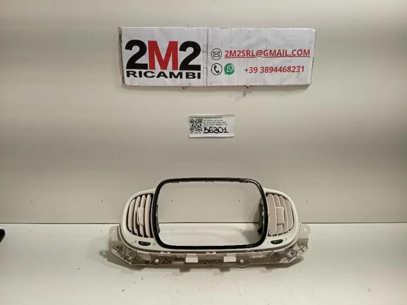 KIT Griglie Condotto ARIA Cruscotto Centrale 735735284735735287 Fiat 500 II 2015