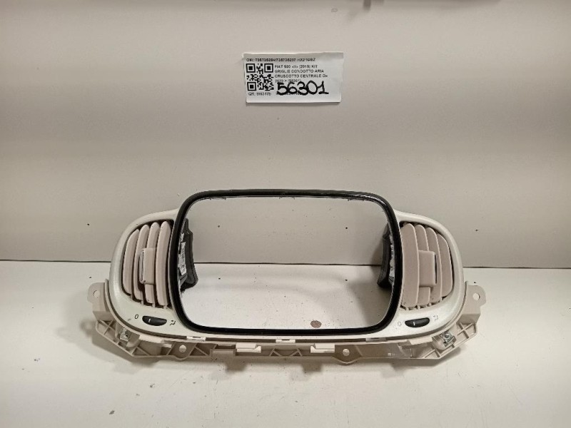 KIT Griglie Condotto ARIA Cruscotto Centrale 735735284735735287 Fiat 500 II 2015
