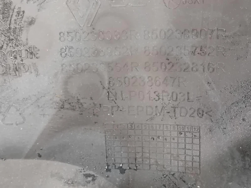 Paraurti POST 850230083 Dacia Spring 2020