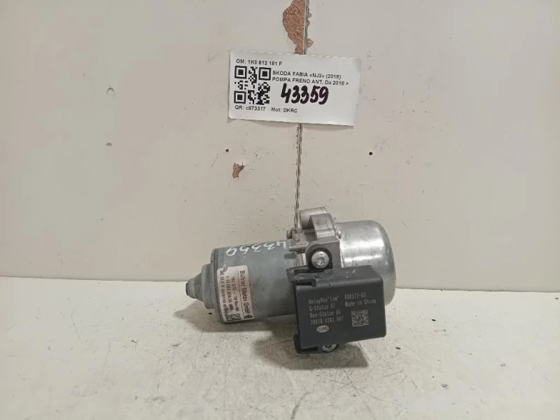 Pompa Freno ANT 1K0612181F Skoda Fabia NJ3 2018