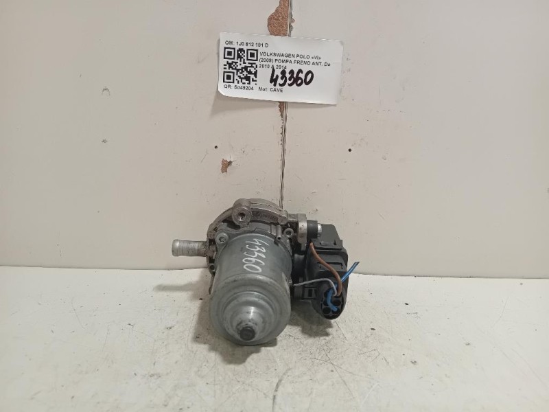 Pompa Freno ANT 1J0 612 181 D Volkswagen POLO VI 2009