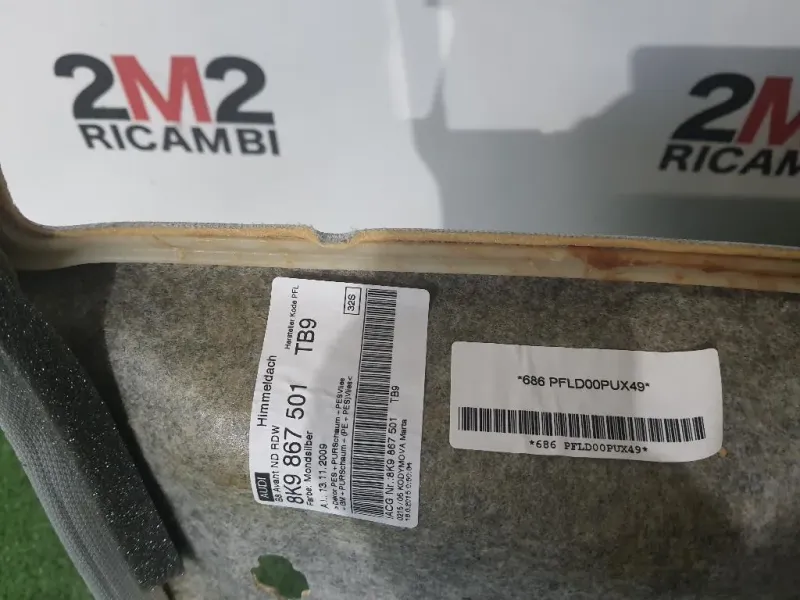 Pannello Sottotetto 8K9867501 TB9 Audi A4 8K5 Avant 2012