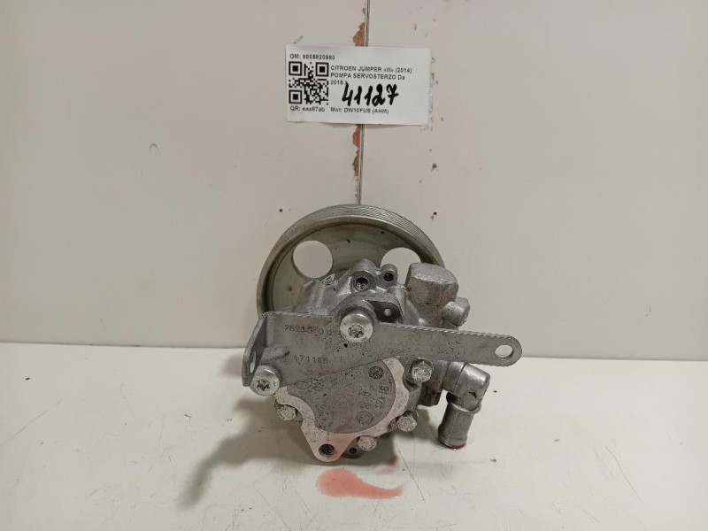 Pompa Servosterzo 9805820980 Citroen Jumper III 2014