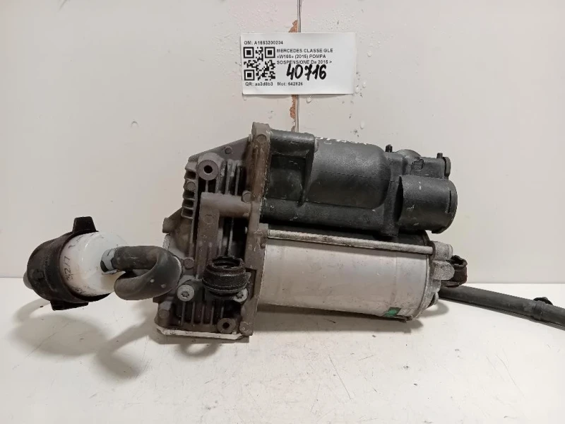 Pompa Sospensione A1663200204 Mercedes Classe GLE W166 2015