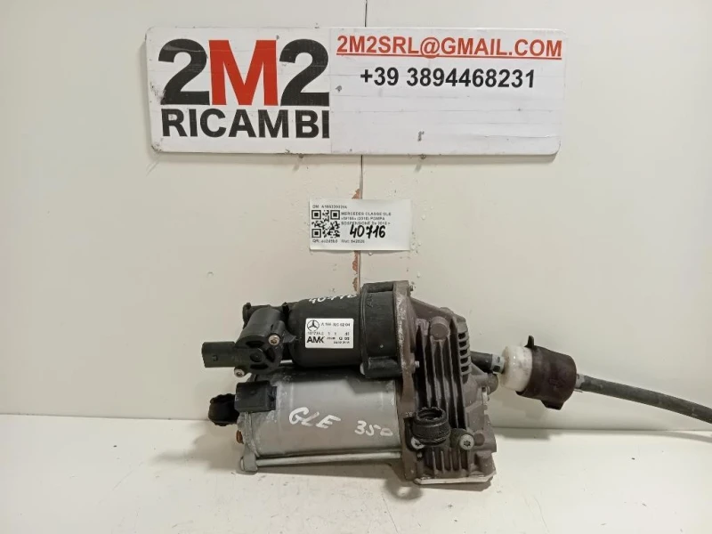 Pompa Sospensione A1663200204 Mercedes Classe GLE W166 2015